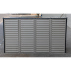 Duramax 4ft x 10ft Sidemate Plus Vinyl Resin Outdoor Storage Shed With Foundation Kit 36725