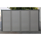 Duramax 4ft x 10ft Sidemate Plus Vinyl Resin Outdoor Storage Shed With Foundation Kit 36725