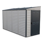 Duramax 4ft x 10ft Sidemate Plus Vinyl Resin Outdoor Storage Shed With Foundation Kit 36725