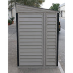 Duramax 4ft x 10ft Sidemate Plus Vinyl Resin Outdoor Storage Shed With Foundation Kit 36725