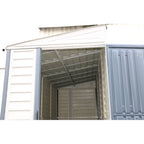 Duramax 4ft x 10ft Sidemate Plus Vinyl Resin Outdoor Storage Shed With Foundation Kit 36725