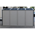 Duramax 4ft x 10ft Sidemate Plus Vinyl Resin Outdoor Storage Shed With Foundation Kit 36725