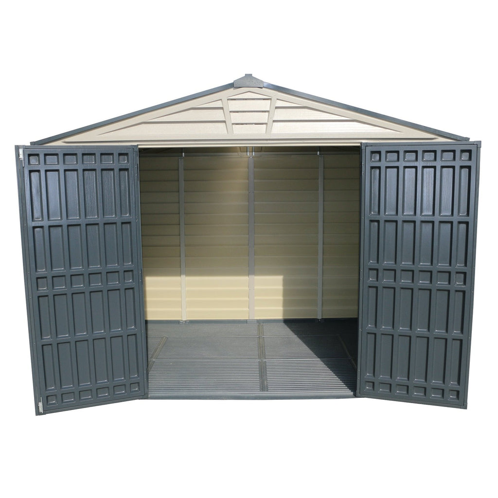 DuraMax StoreMax Plus 10.5x8 Ft with Molded Floor Vinyl Storage Shed 30225