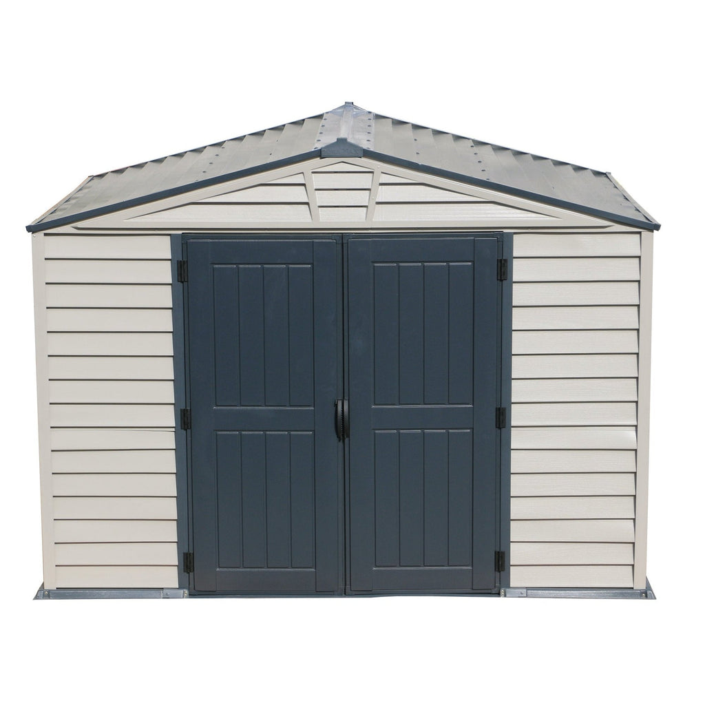 DuraMax StoreMax Plus 10.5x8 Ft with Molded Floor Vinyl Storage Shed 30225