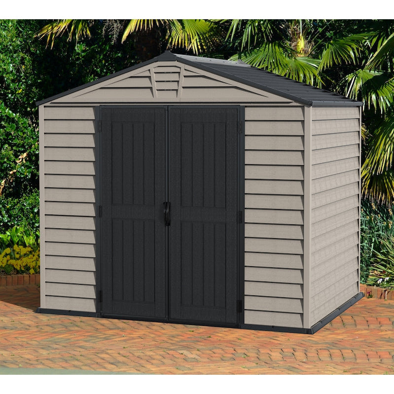 DuraMax StoreMax Plus 10.5x8 Ft with Molded Floor Vinyl Storage Shed 30225