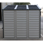 Duramax Woodside Plus 10.5x8 Vinyl Resin Outdoor Storage Shed With Foundation Kit 30227