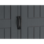 Duramax YardMate Plus 5 ft. 6 in. x 5ft. 6 in. Gray Vinyl Storage Shed with Molded Floor 35525