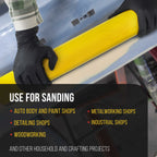 Pro Series Rectangle 24" x 2-3/4" Hand Sanding Block Adaptor Sheet to Convert Hook & Loop Sanding Block Pads to PSA Sticky Pads