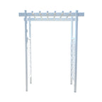 Repackaged Laguna Lattice Vinyl Arbor 55 In W x 42" D
