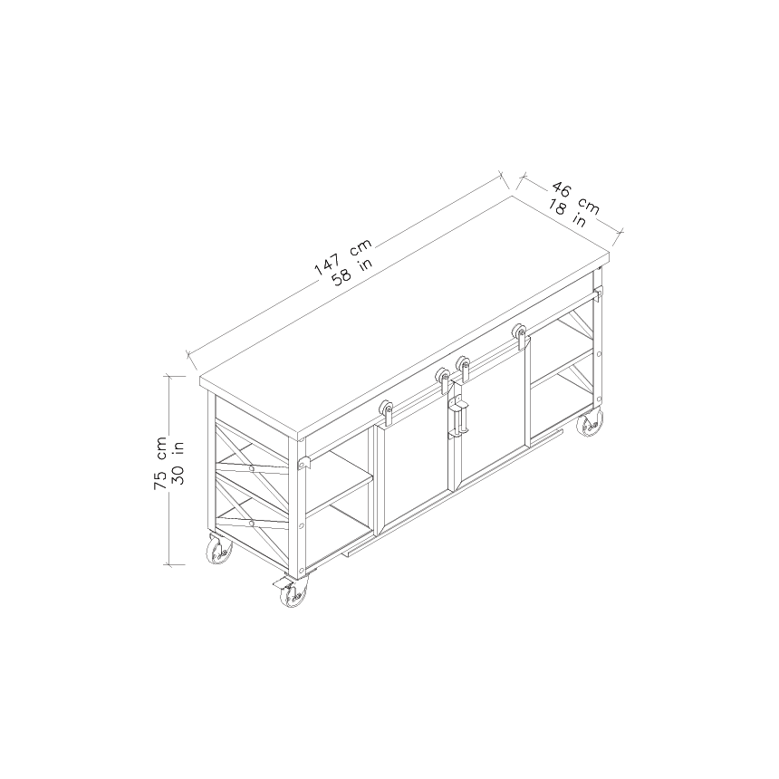 DuraMax Farmhouse Cabinet