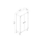 DuraMax Industrial Free Standing Cabinet with Wheels