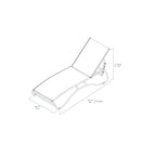 Corsica Lounger White