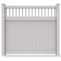 DuraGrain Privacy w/ Accent Fence White