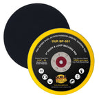 Pro Series 6" Hook & Loop DA Backing Plate Pad - Low Profile Edge, Dual-Action Random Orbital Sanding Pad, Sander Polisher Auto Woodworking