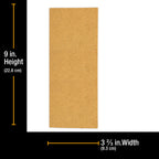 40 Grit - 1/3 Sheet Size Wood Workers Gold, 3-2/3" x 9" with Hook & Loop Backing - Box of 12 Sheets - Jitterbug Sander
