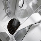 Loft Chrome Shower Mixer Column With Kit