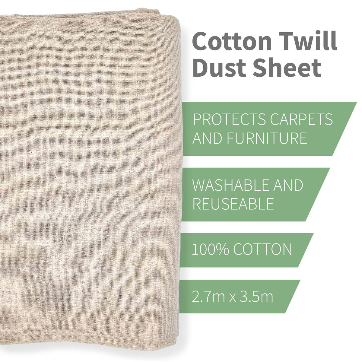 Cotton Dust Sheet