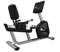 Life Fitness Aspire Recumbent Bike side view with SL Console