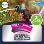 FloPro Metal Multi Spray Gun Garden Hose Nozzle