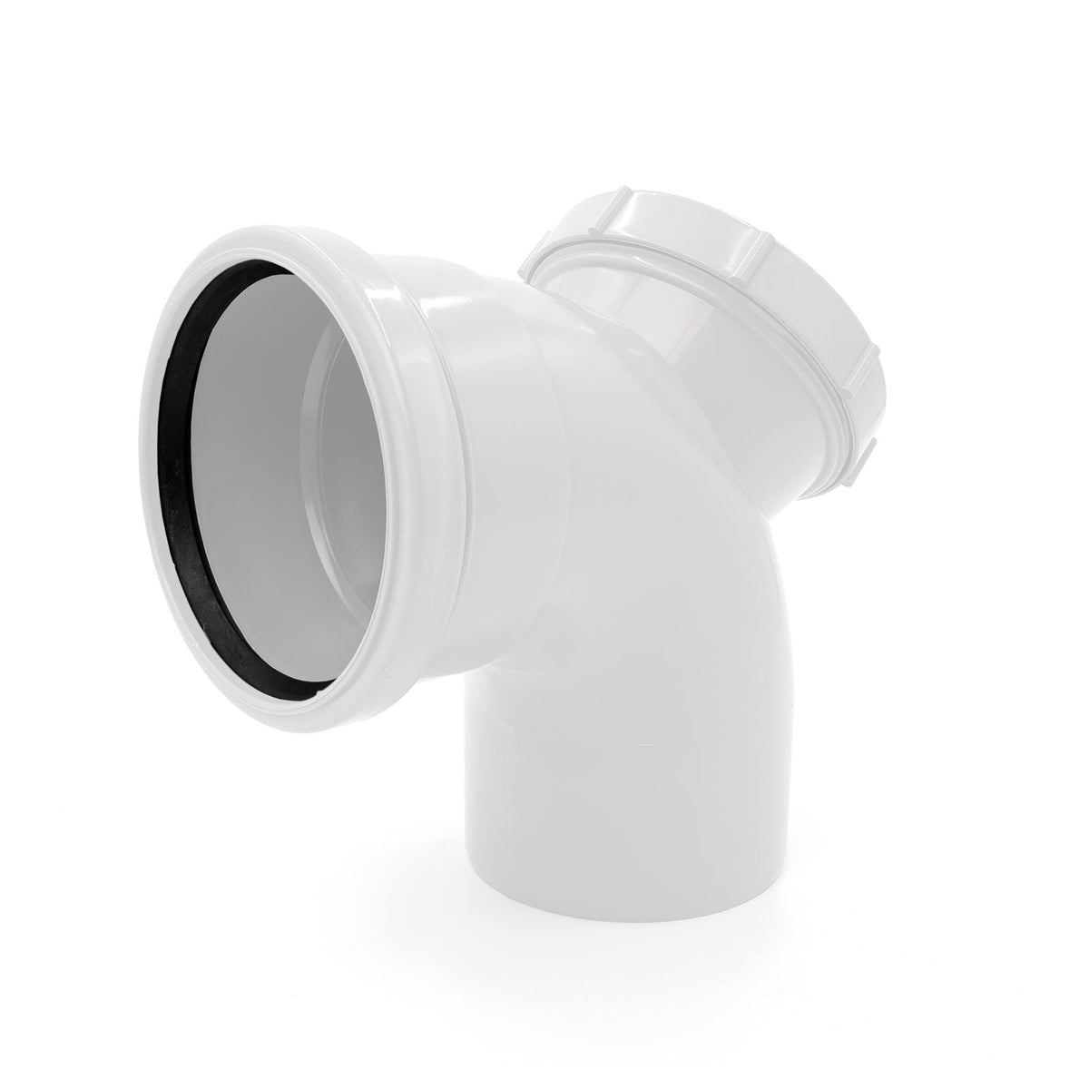 Example of 110mm Soil 90° Short Access Bend (Single Socket)