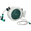 1/2 in x 65ft Retractable Garden Hose Reel with 7-Function Nozzle