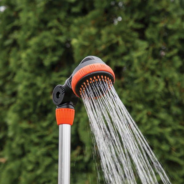 Garden Shower on Stake