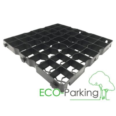 EBP EcoPark Gravel Grid 500mm x 500mm - Black (8 Tiles per Pack)