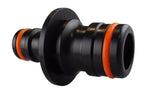 Two Way Adaptor Max Flo to Standard Snap-On Male Black/Orange
