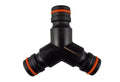 Three Way Splitter Max Flo, Black/Orange