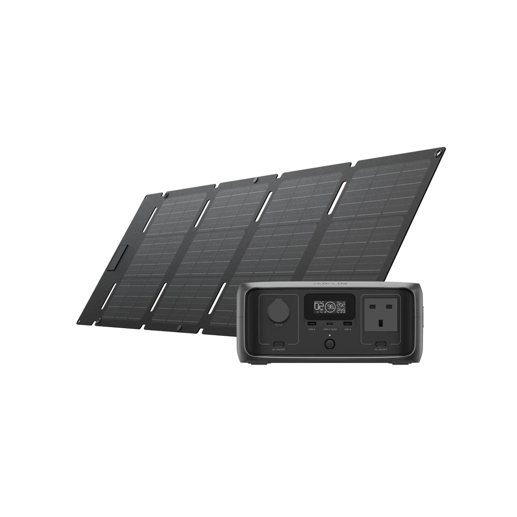 EcoFlow River 3 (UPS) and 45W Type-C Solar Panel