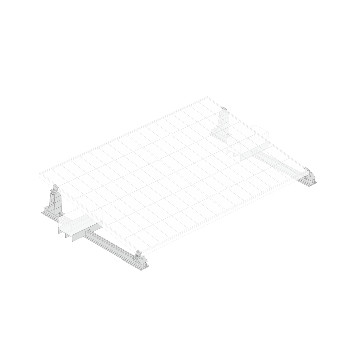 EcoFlow Bracket - Flat Roof