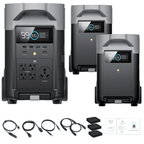 EcoFlow DELTA Pro + 2 × DELTA Pro Extra Battery