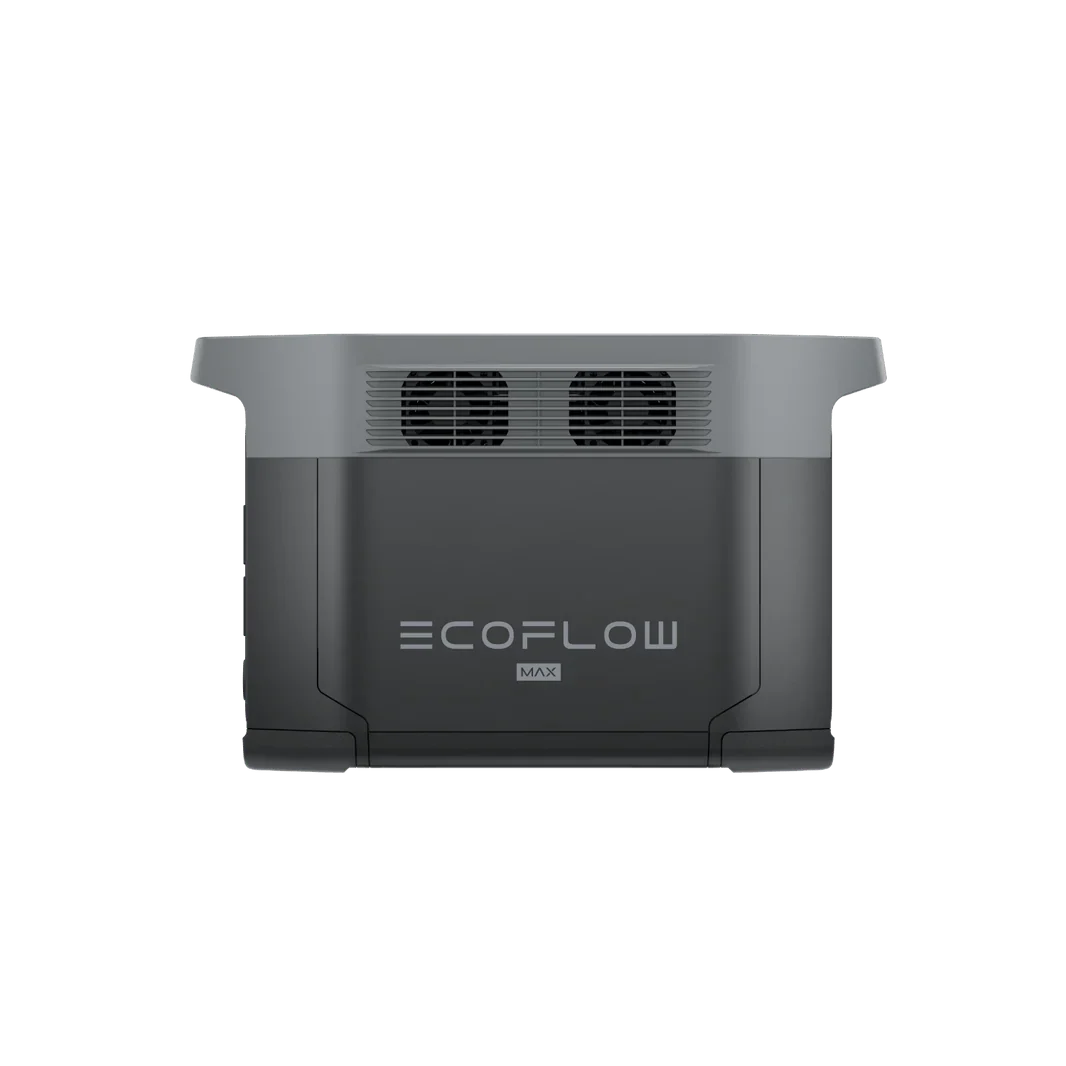 EcoFlow Delta 2 Max With Extra Battery 4096Wh 2400W LiFePO4 Solar Generator + 200W Portable Monocrystalline Solar Panels Kit