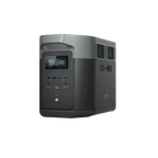 EcoFlow Delta 2 Max With Extra Battery 4096Wh 2400W LiFePO4 Solar Generator + 200W Portable Monocrystalline Solar Panels Kit