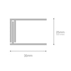Shiplap Cladding Edge Trim (5m)