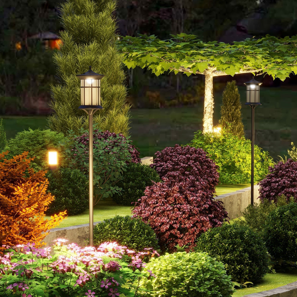 72" LED Outdoor Street Light, Waterproof IP44 for Patio, Garden, Backyard, Cool White, 2 Pack