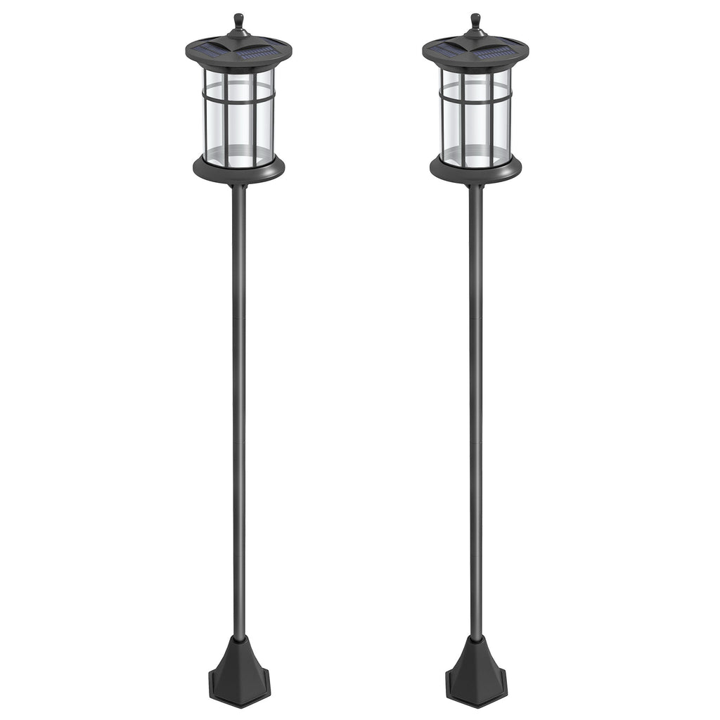 72" LED Outdoor Street Light, Waterproof IP44 for Patio, Garden, Backyard, Cool White, 2 Pack
