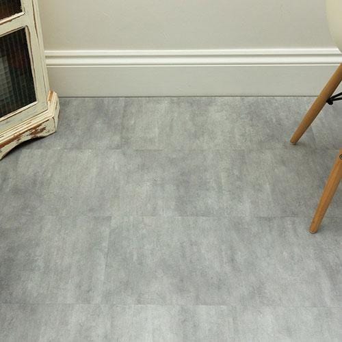 SISU Click Vinyl Flooring Tiles - 305mm x 610mm (10 Pack) - Elegant Concrete
