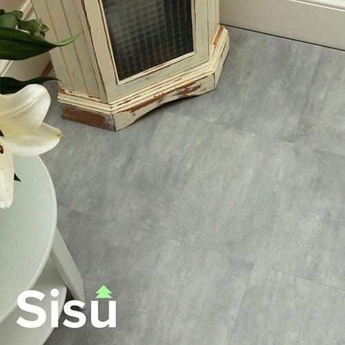 SISU Dryback Vinyl Flooring Tiles - 457mm x 457mm (20 Pack) - Elegant Concrete