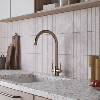 Lusso Twin Lever Kitchen Tap - All Colours