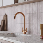 Lusso Twin Lever Kitchen Tap - All Colours