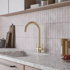 Lusso Twin Lever Kitchen Tap - All Colours