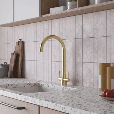 Lusso Twin Lever Kitchen Tap - All Colours