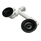 Plumbing Kit for 2 Bowl Kitchen Sinks