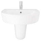 Emme 560mm Basin - 1 Tap Hole (Pedestal Option)