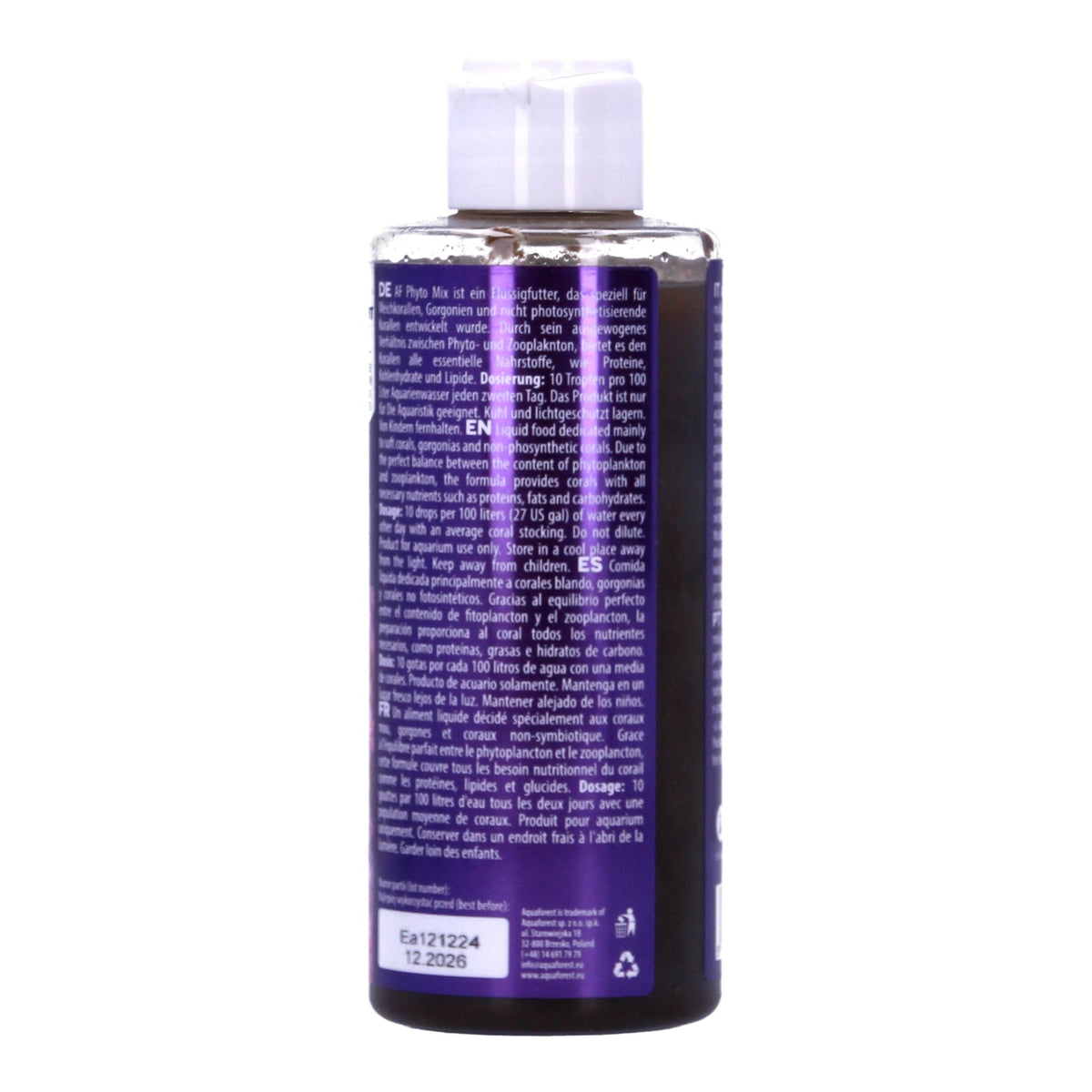 Aquaforest Phyto Mix 250ml - Liquid Coral Food for Soft & Gorgonian