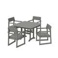 EDGE 5-Piece Dining Set with Trestle Legs