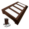 Evolution Canopy Carport Kit (Brown/Clear)