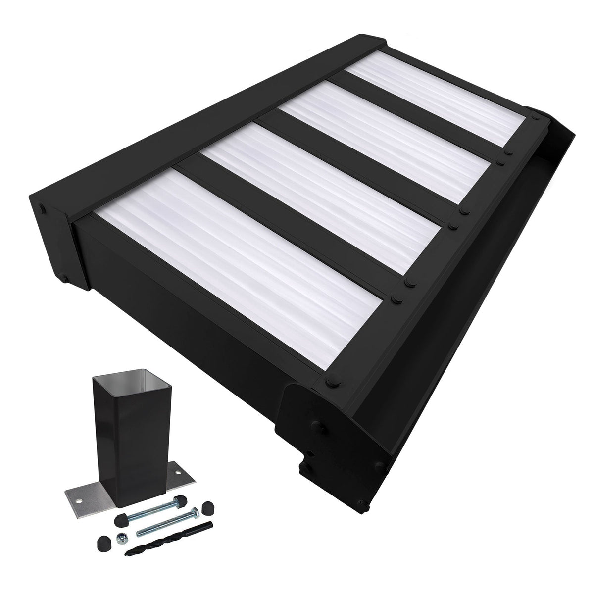 Evolution Canopy Carport Kit (Anthracite Grey/Opal)