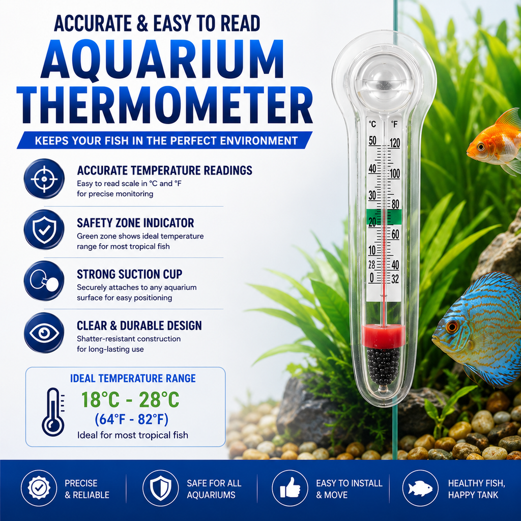 biOrb Aquarium Heater Set 50W/100W with Stand & Thermometer